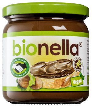 Bionella Krem Orzechowo-Czekoladowy Vegan Bio 400 g - Bionella