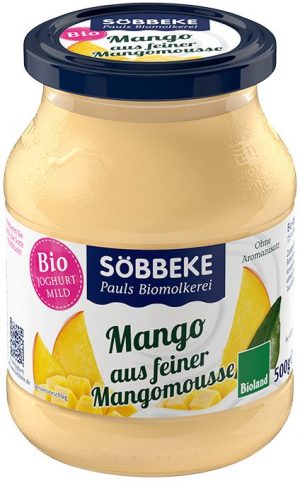 Jogurt Mango Bio 500 g (Słoik) - Sobbeke
