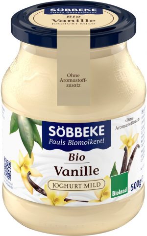 Jogurt Waniliowy 3,8% Bio 500 g (Słoik) - Sobbeke