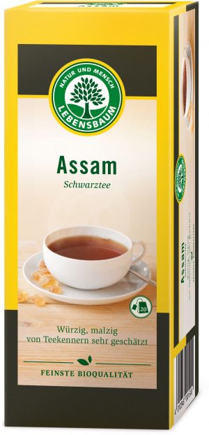 Herbata Czarna Assam Ekspresowa Bio (20 x 2 G) - Lebensbaum