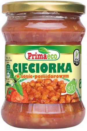 Cieciorka w Pomidorach Bio 440 g - Primaeco