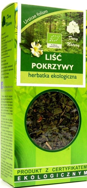 Herbatka Liść Pokrzywy Bio 25 g - Dary Natury