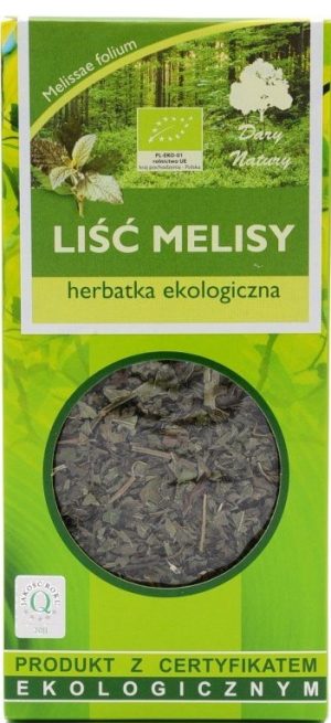 Herbatka Liść Melisy Bio 25 g - Dary Natury
