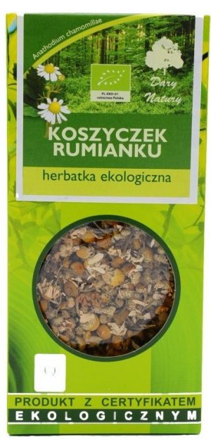 Herbatka z Koszyczków Rumianku Bio 25 g - Dary Natury