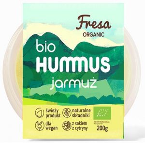 Hummus z Jarmużem Bio 200 g - Fresa Organic