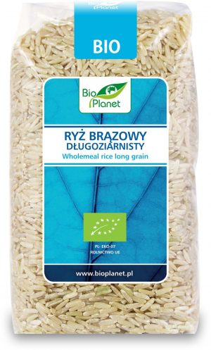 Ryż Brązowy Długoziarnisty Bio 500 g - Bio Planet