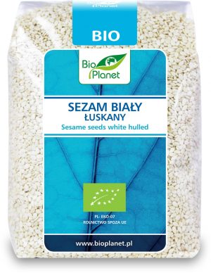 Sezam Biały Łuskany Bio 250 g - Bio Planet