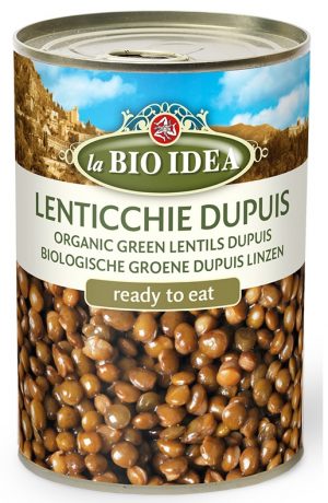 Soczewica Zielona Dupuis (Puszka) Bio 400 g - La Bio Idea