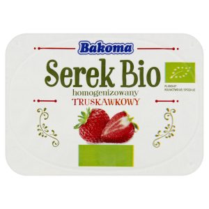 Serek Truskawka Bio 140 g - Bakoma