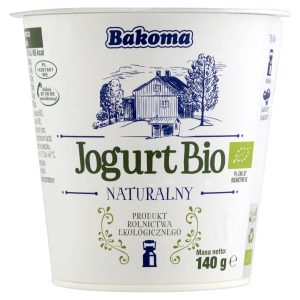 Jogurt Naturalny Bio 140 g - Bakoma