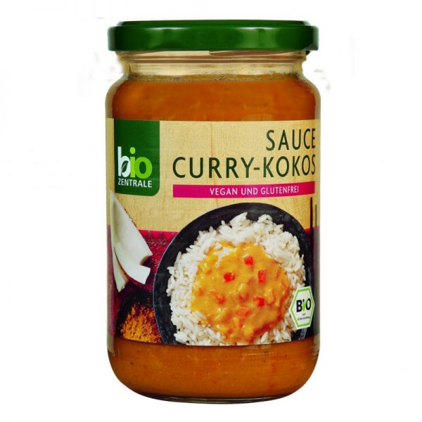 Sos Curry-Kokos B/g 340ml Eko