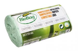 Worki Na Odpady Bio i Zmieszane 6 l 30 szt (Kompostowalne i Biodegradowalne) - Biobag