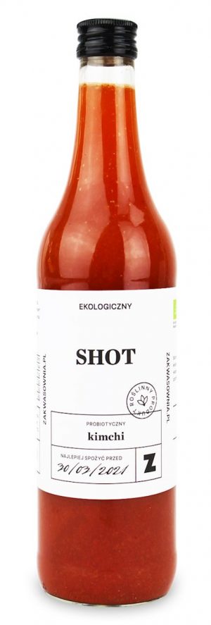 Shot Kimchi Probiotyczny Bio 500 Ml - Zakwasownia