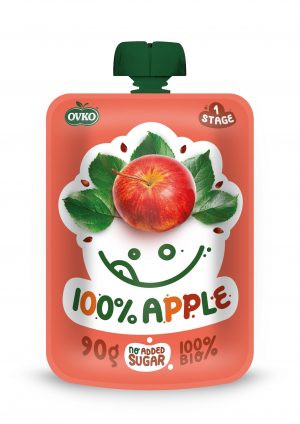 Mus Jabłkowy 100% Bio 90 g - Novofruct