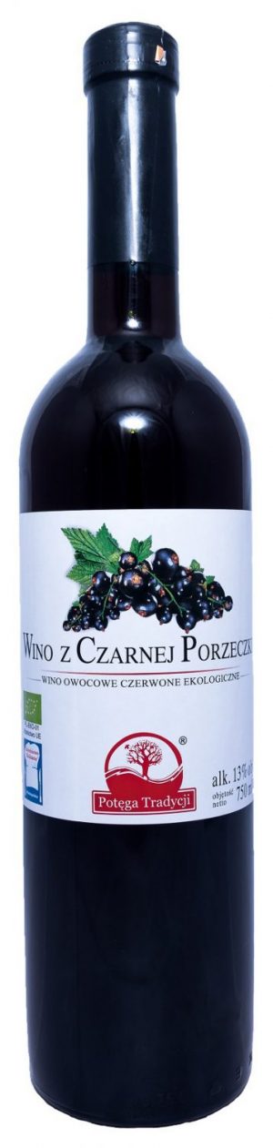 Wino Czarna Porzeczka Słodkie Bio 0,75 l - Potęga Tradycji