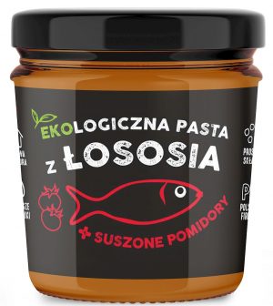 Pasta z Łososia z Suszonymi Pomidorami Bio 90 g - Kuter Fish