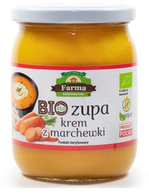 Zupa Krem z Marchewki Bezglutenowa Bio 420 g - Farma Świętokrzyska