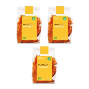 Zestaw 3 x Mango Suszone Bio 350 g - Bio Family