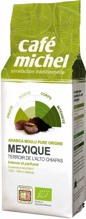 Kawa Mielona Arabica Meksyk Fair Trade Bio 250 g - Cafe Michel