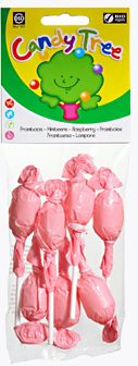 Lizaki Okrągłe o Smaku Malinowym Bio (7 x 10 G) - Candy Tree